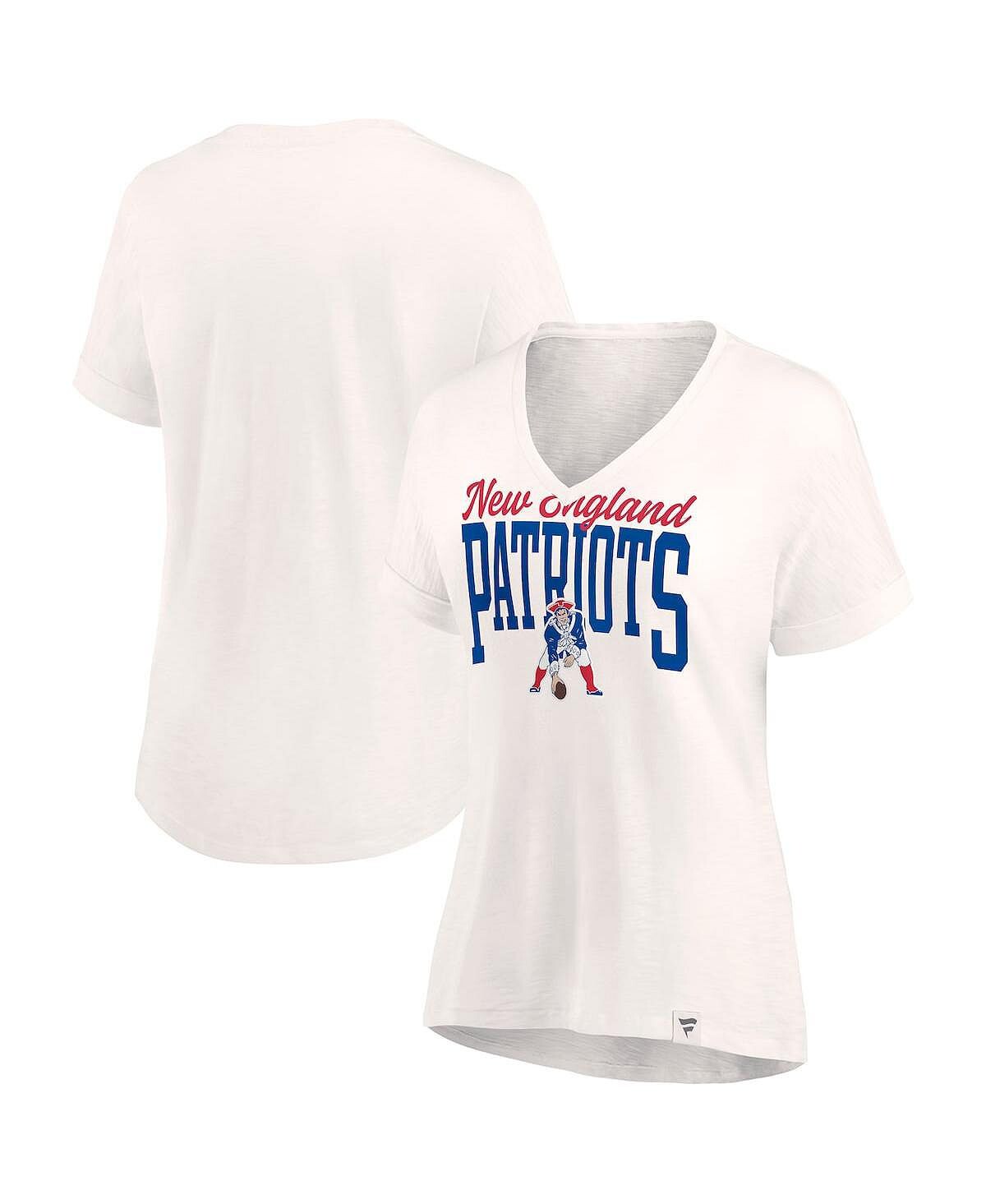 Женская фирменная овсяная футболка New England Patriots Motivating Force с v-образным вырезом Fanatics
Женская фирменная овсяная футболка New England Patriots Motivating Force с v-образным вырезом Fanatics