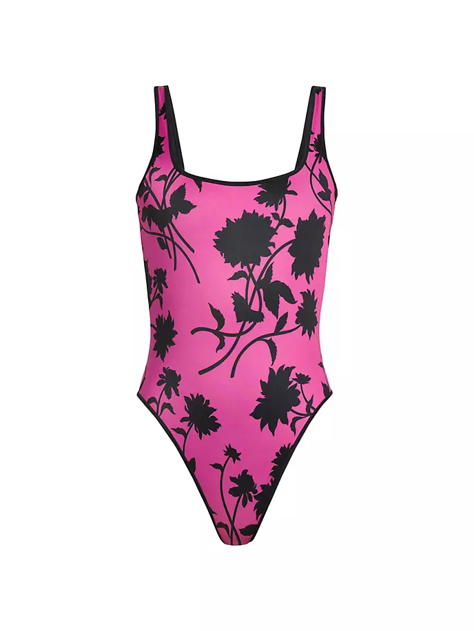Двусторонний цельный купальник с цветочным принтом Versace, цвет waterlily black
Двусторонний цельный купальник с цветочным принтом Versace, цвет waterlily black