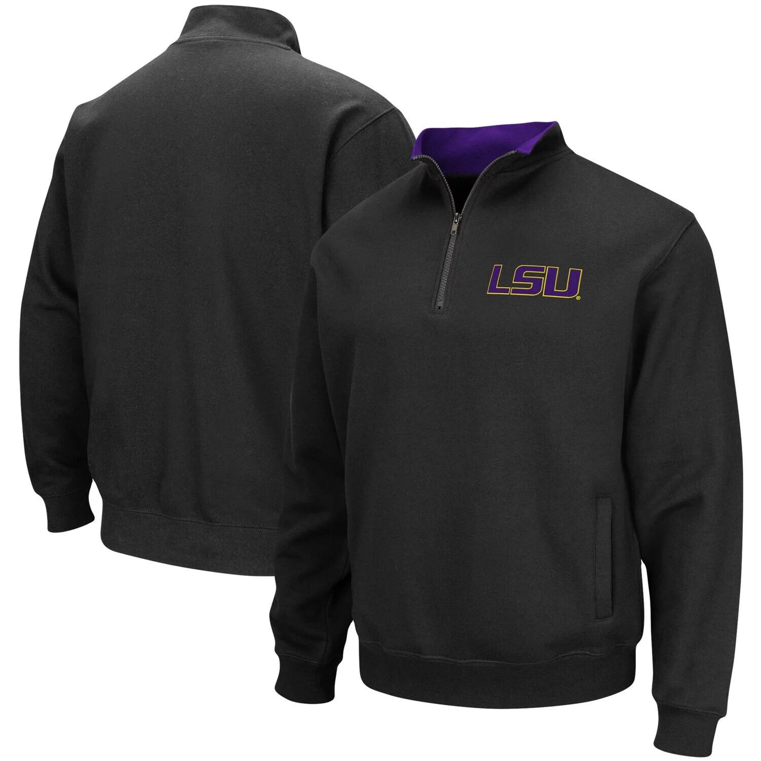 Мужская черная куртка с молнией до четверти и логотипом LSU Tigers Tortugas Colosseum, Черный
Мужская черная куртка с молнией до четверти и логотипом LSU Tigers Tortugas Colosseum, Черный