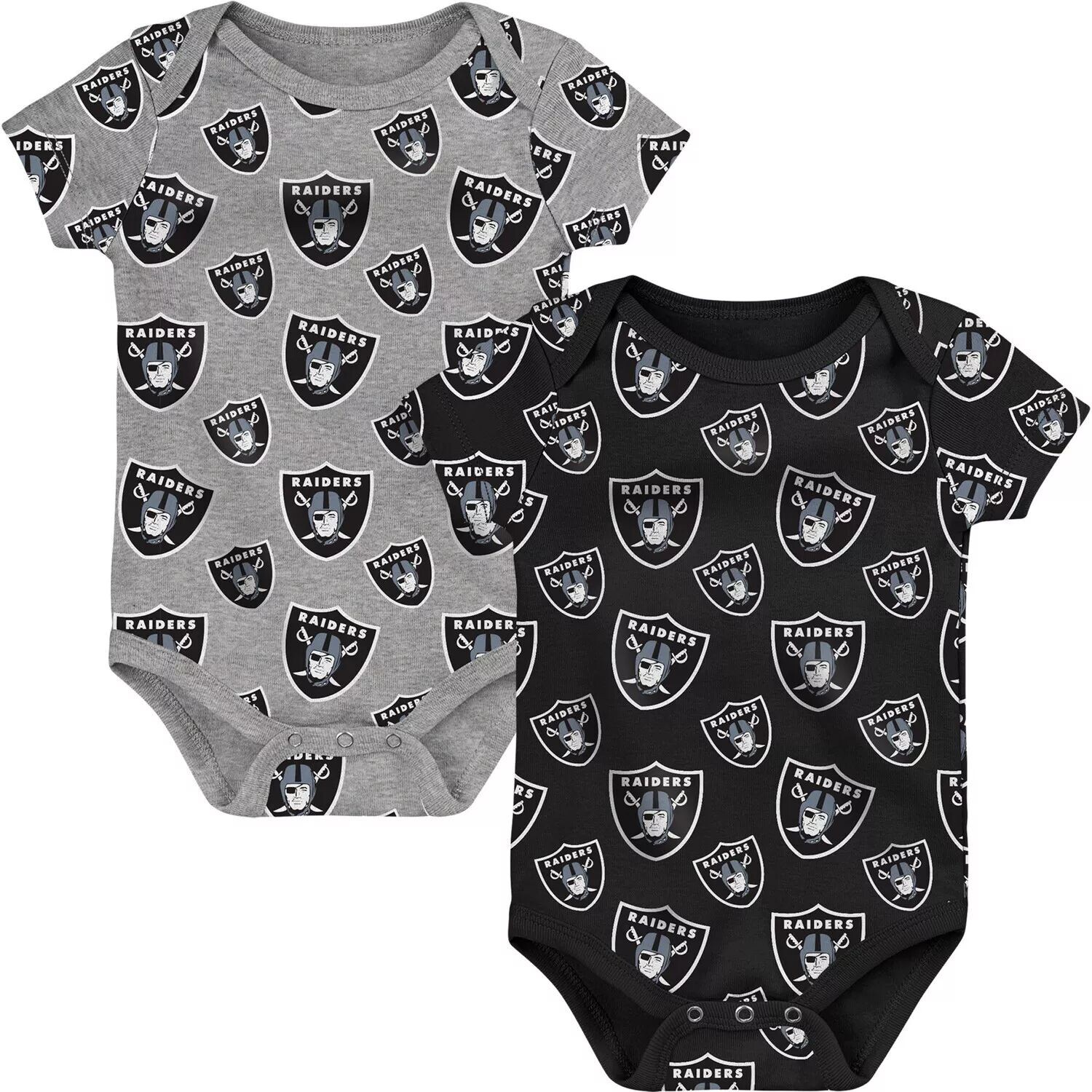 Черный/серый комплект из двух боди для новорожденных и младенцев Las Vegas Raiders Outerstuff
Черный/серый комплект из двух боди для новорожденных и младенцев Las Vegas Raiders Outerstuff