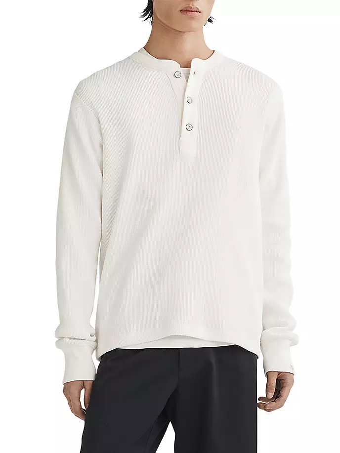 Хенли с длинными рукавами Icon вафельной вязки Rag & Bone, слоновая кость, Бежевый
Хенли с длинными рукавами Icon вафельной вязки Rag & Bone, слоновая кость, Бежевый