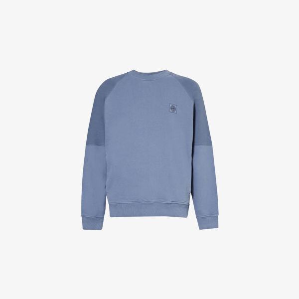 Толстовка Cmpass-Patch с длинными рукавами из хлопкового трикотажа с начесом Stone Island, синий
Толстовка Cmpass-Patch с длинными рукавами из хлопкового трикотажа с начесом Stone Island, синий