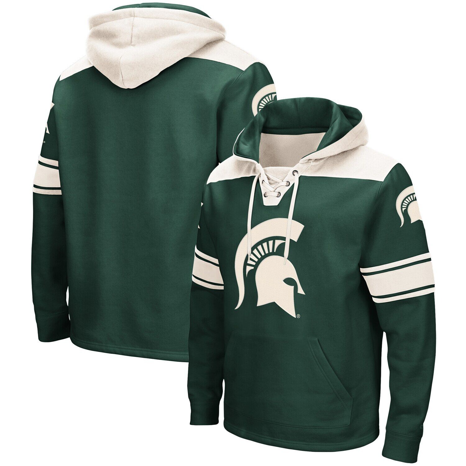 Мужской зеленый пуловер с капюшоном на шнуровке Michigan State Spartans 2.0 Colosseum
Мужской зеленый пуловер с капюшоном на шнуровке Michigan State Spartans 2.0 Colosseum
