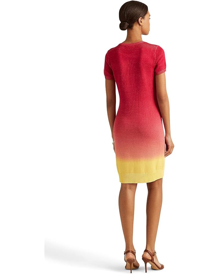 Платье LAUREN Ralph Lauren Dip-Dyed Short Sleeve Jersey Dress, цвет Pink/Orange/Yellow
Платье LAUREN Ralph Lauren Dip-Dyed Short Sleeve Jersey Dress, цвет Pink/Orange/Yellow