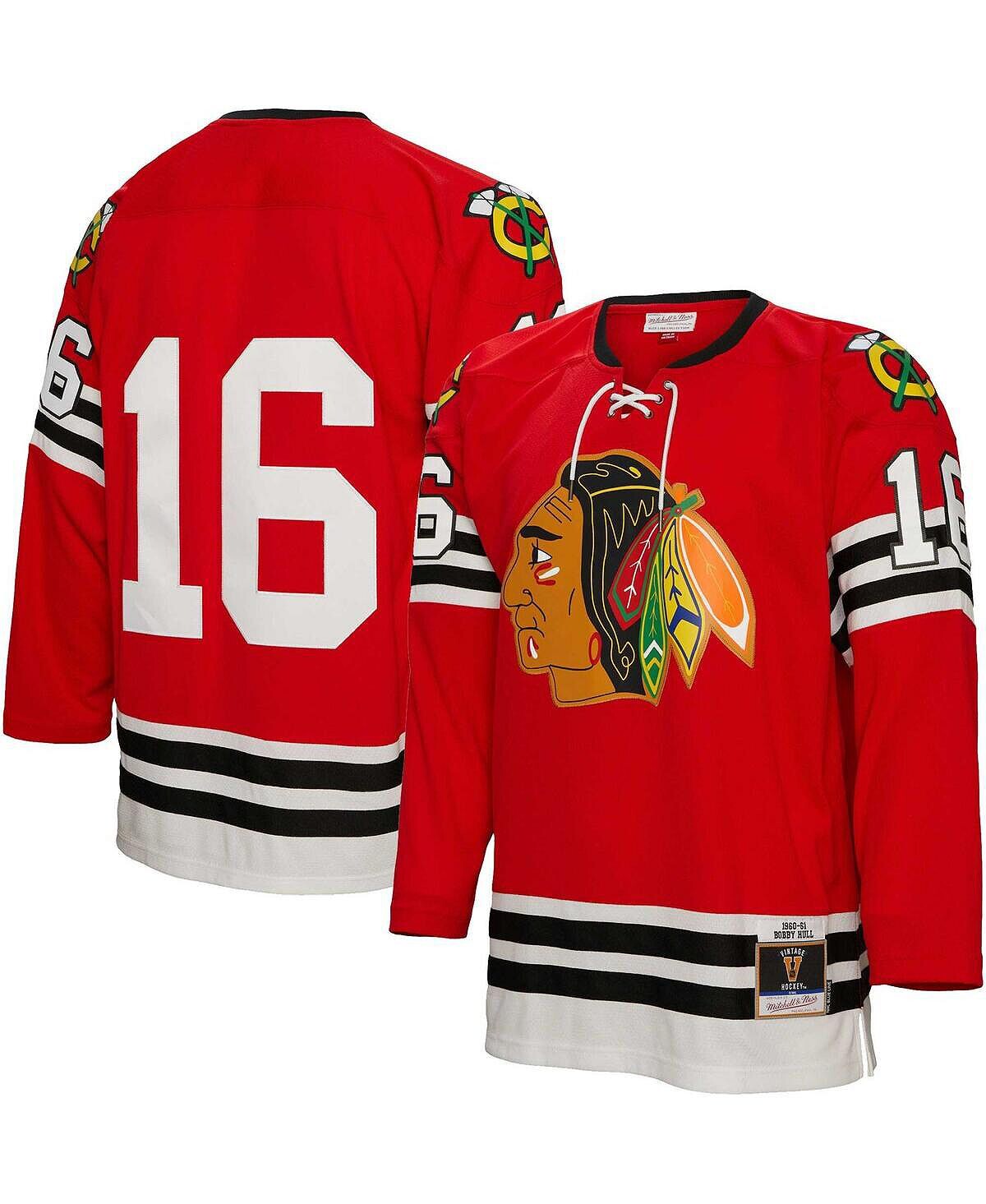 Мужская красная майка Бобби Халла Чикаго Блэкхокс 1960 Blue Line Player Mitchell & Ness
Мужская красная майка Бобби Халла Чикаго Блэкхокс 1960 Blue Line Player Mitchell & Ness