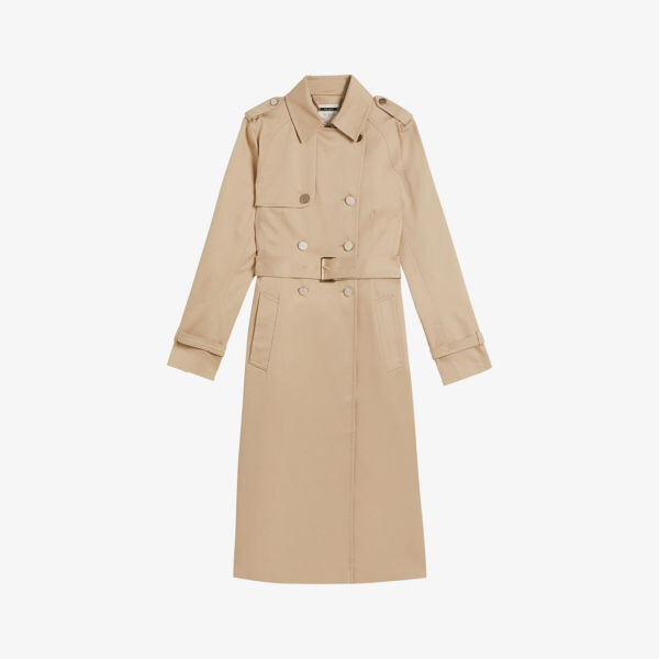 Легкий двубортный тренч Robbii из хлопка Ted Baker, цвет natural
Легкий двубортный тренч Robbii из хлопка Ted Baker, цвет natural