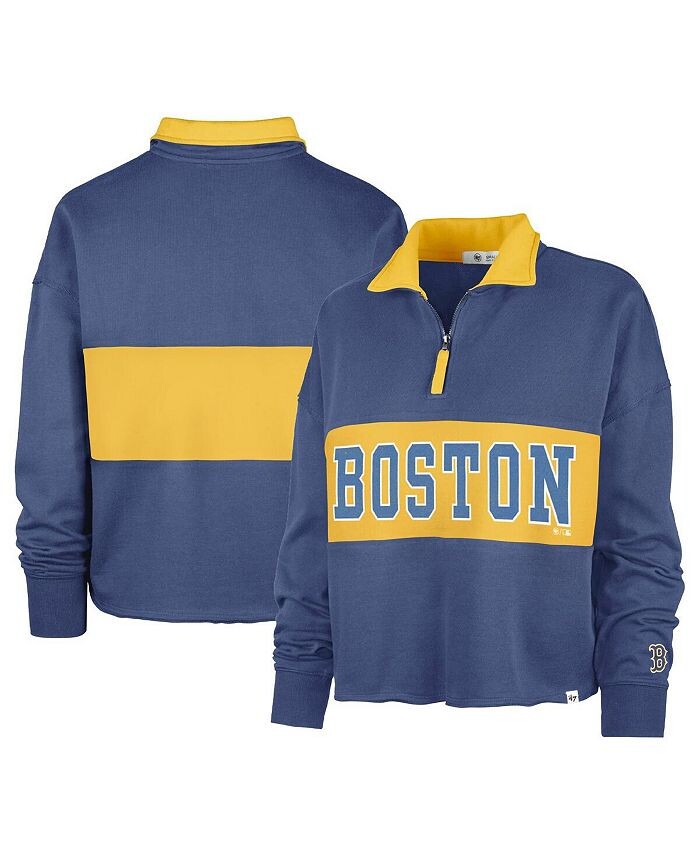 Женская темно-синяя куртка с молнией четверти Boston Red Sox City Connect Bae Remi '47 Brand, синий
Женская темно-синяя куртка с молнией четверти Boston Red Sox City Connect Bae Remi '47 Brand, синий