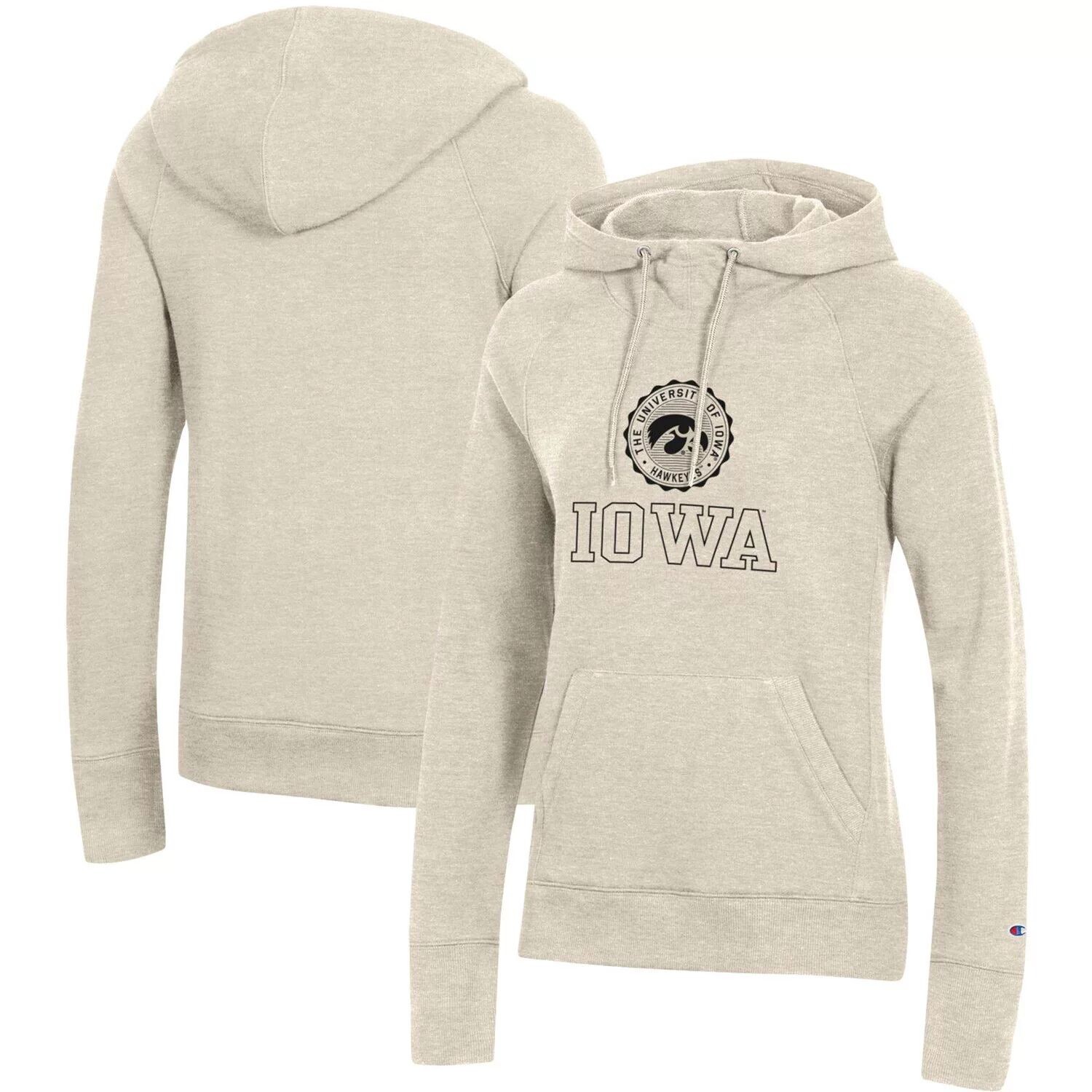 Женский пуловер с капюшоном Champion Heathered Oatmeal Iowa Hawkeyes College Seal Champion
Женский пуловер с капюшоном Champion Heathered Oatmeal Iowa Hawkeyes College Seal Champion