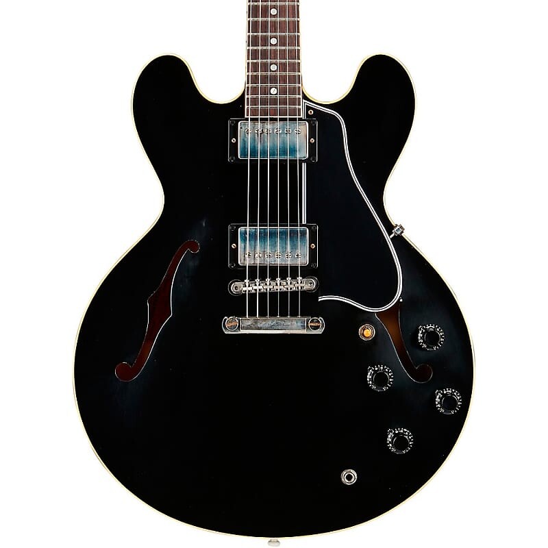 Электрогитара Gibson Custom Murphy Lab 1959 ES-335 Reissue Ultra Light Aged Semi-Hollow Electric Guitar Ebony
Электрогитара Gibson Custom Murphy Lab 1959 ES-335 Reissue Ultra Light Aged Semi-Hollow Electric Guitar Ebony