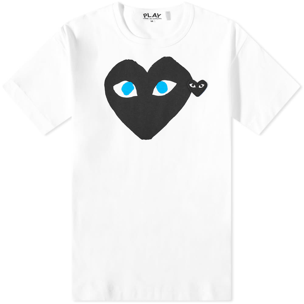 Футболка Comme des Garcons Play с логотипом в виде двойного сердца, белый/черный
Футболка Comme des Garcons Play с логотипом в виде двойного сердца, белый/черный