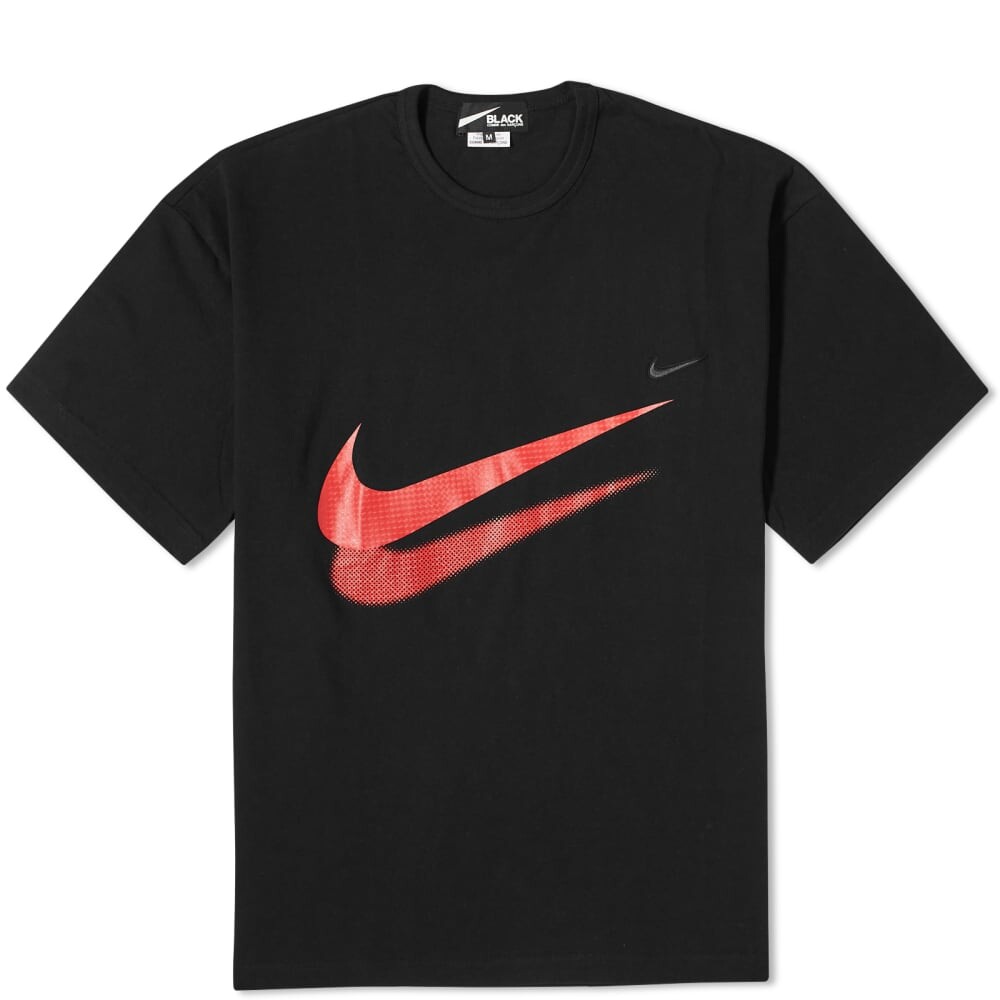 Черная футболка оверсайз с двойным логотипом Comme des Garçons Black x Nike, черный
Черная футболка оверсайз с двойным логотипом Comme des Garçons Black x Nike, черный