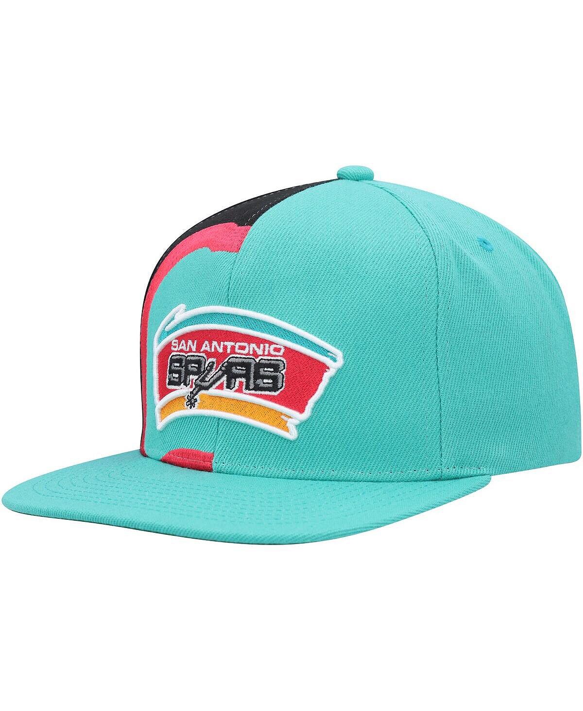 Мужская темно-бирюзовая бейсболка San Antonio Spurs Hardwood Classics Retroline Snapback Mitchell & Ness
Мужская темно-бирюзовая бейсболка San Antonio Spurs Hardwood Classics Retroline Snapback Mitchell & Ness