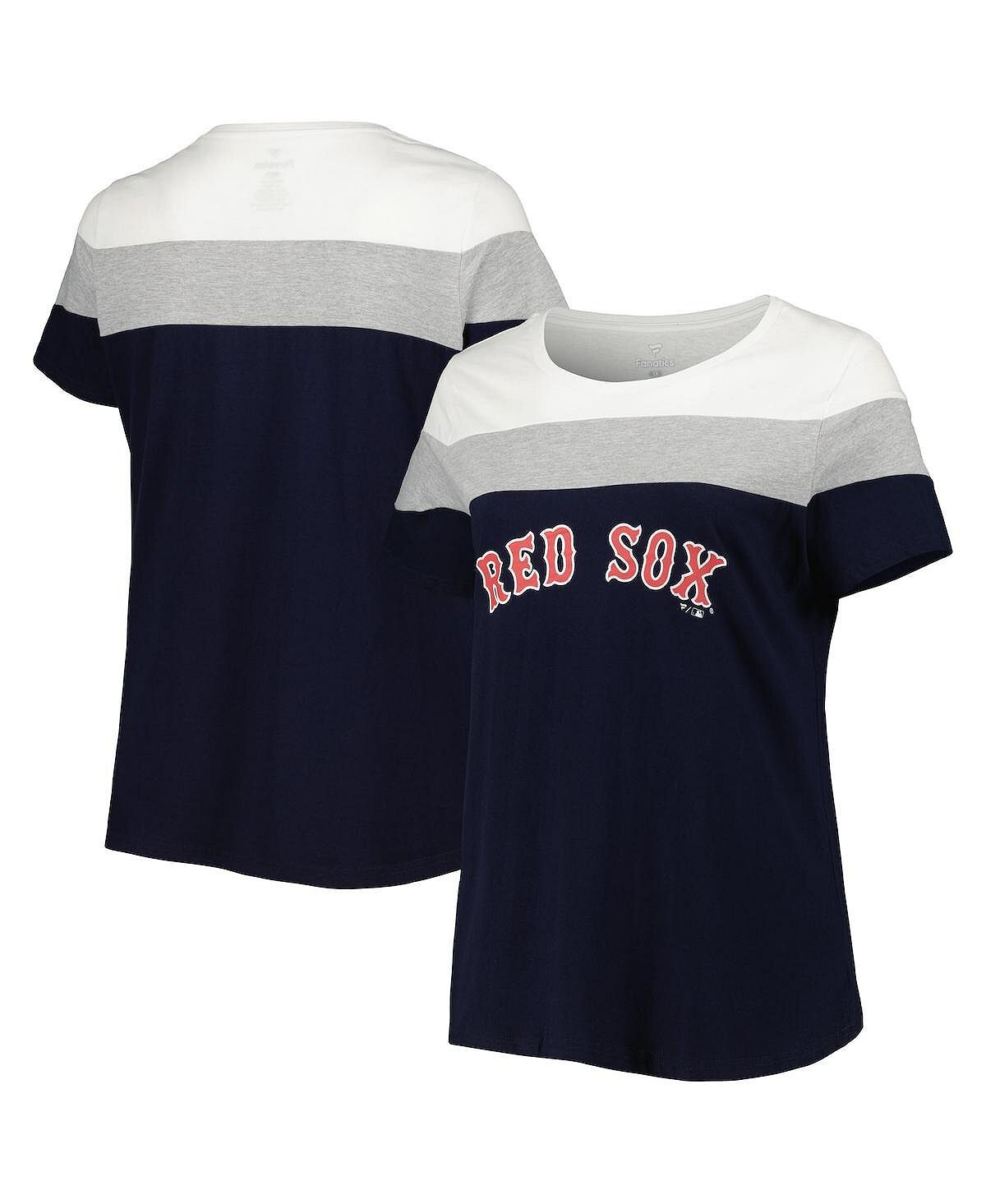 Женская темно-серая футболка Boston Red Sox с цветными блоками больших размеров Profile, Серый
Женская темно-серая футболка Boston Red Sox с цветными блоками больших размеров Profile, Серый