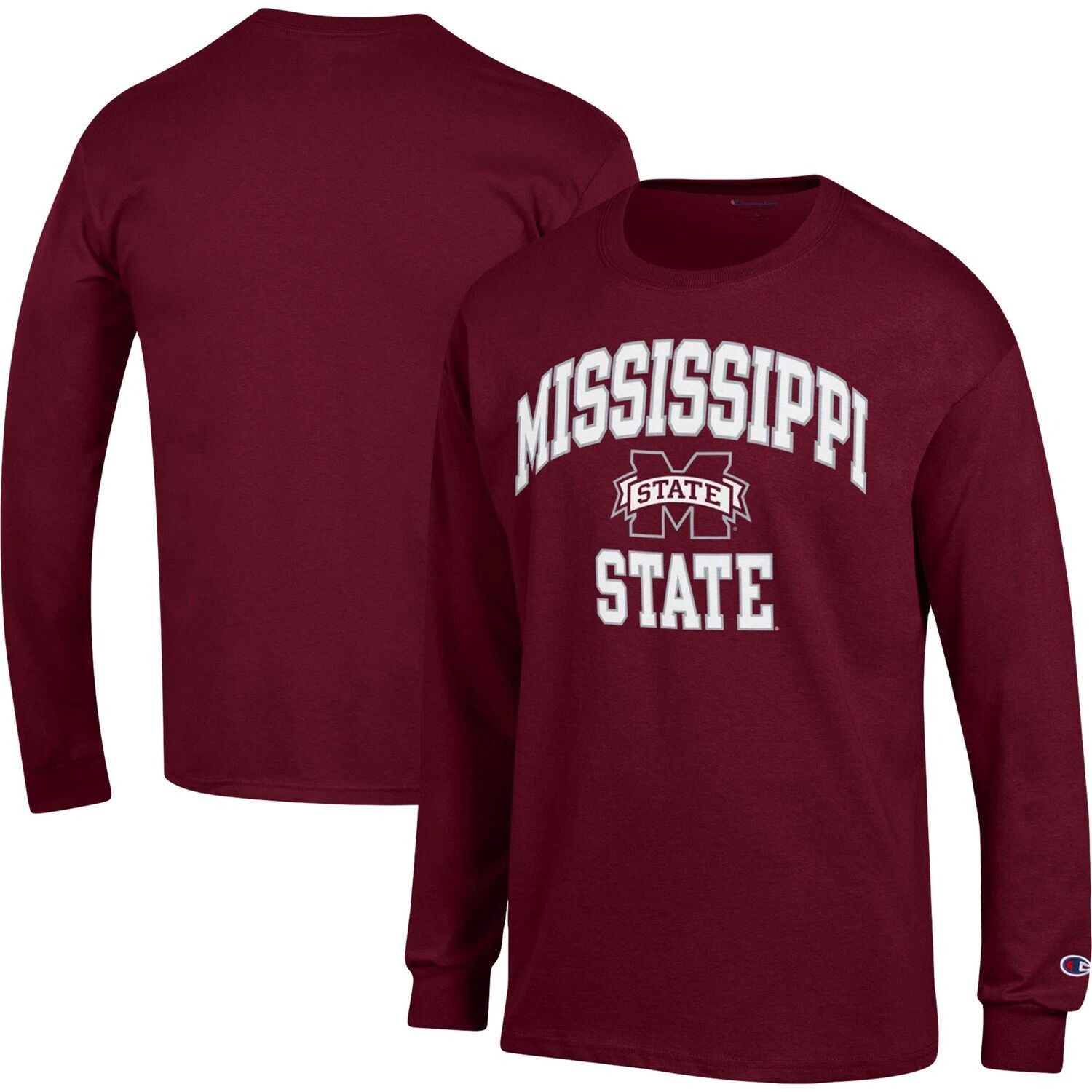 Мужская темно-бордовая футболка с длинным рукавом Mississippi State Bulldogs High Motor Champion
Мужская темно-бордовая футболка с длинным рукавом Mississippi State Bulldogs High Motor Champion