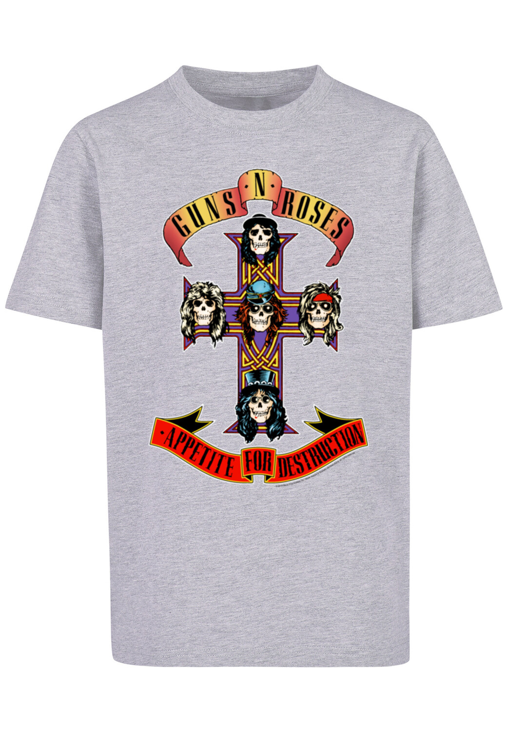 Футболка F4NT4STIC Guns 'n' Roses Band Appetite For Destruction, цвет grau meliert
Футболка F4NT4STIC Guns 'n' Roses Band Appetite For Destruction, цвет grau meliert