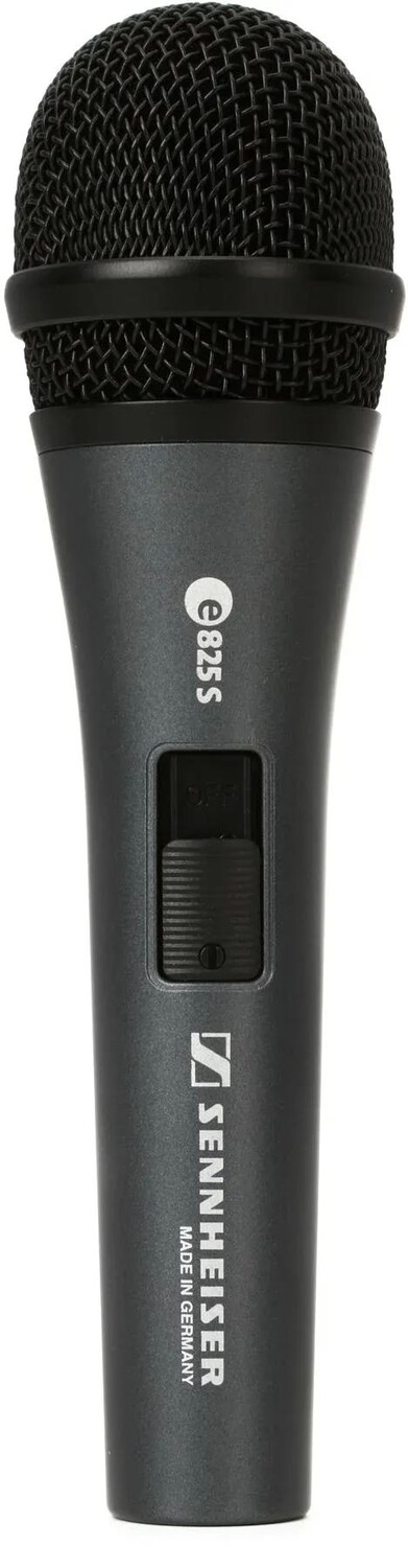 Sennheiser e 825-S Кардиоидный динамический вокальный микрофон с переключателем включения/выключения
Sennheiser e 825-S Кардиоидный динамический вокальный микрофон с переключателем включения/выключения