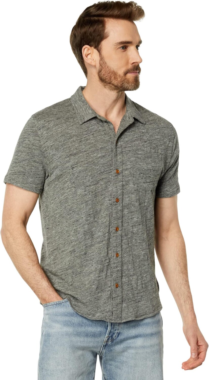 Льняная рубашка на пуговицах с короткими рукавами Lucky Brand, цвет Heather Grey
Льняная рубашка на пуговицах с короткими рукавами Lucky Brand, цвет Heather Grey