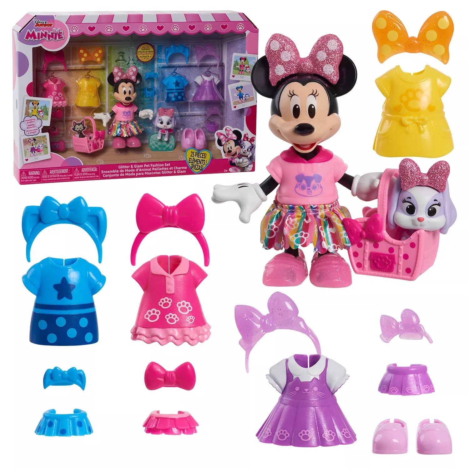 Блестящий и гламурный модный комплект для домашних животных Disney's Minnie Mouse от Just Play Just Play
Блестящий и гламурный модный комплект для домашних животных Disney's Minnie Mouse от Just Play Just Play