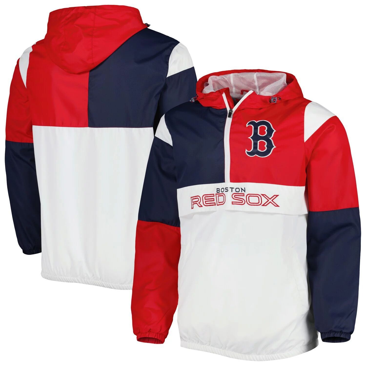 Мужская спортивная толстовка Carl Banks Red/Navy Boston Red Sox Fair Catch с молнией до половины G-III
Мужская спортивная толстовка Carl Banks Red/Navy Boston Red Sox Fair Catch с молнией до половины G-III