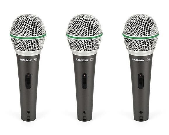 Динамический микрофон Samson Q6 Handheld Supercardioid Dynamic Microphone (3-Pack)
Динамический микрофон Samson Q6 Handheld Supercardioid Dynamic Microphone (3-Pack)