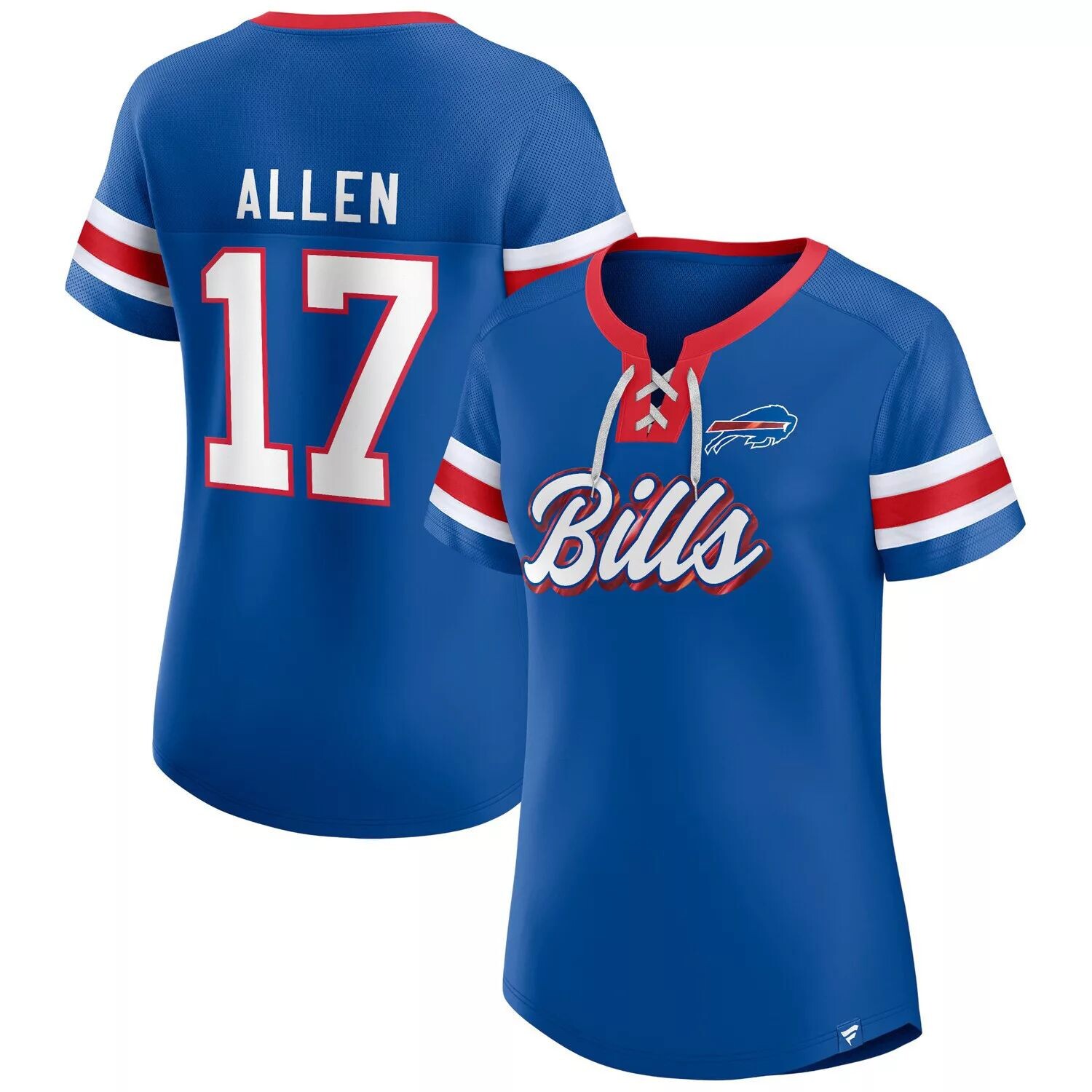 Женская футболка с надписью Fanatics Josh Allen Royal Buffalo Bills Athena, имя и номер, вырез с вырезом Fanatics
Женская футболка с надписью Fanatics Josh Allen Royal Buffalo Bills Athena, имя и номер, вырез с вырезом Fanatics