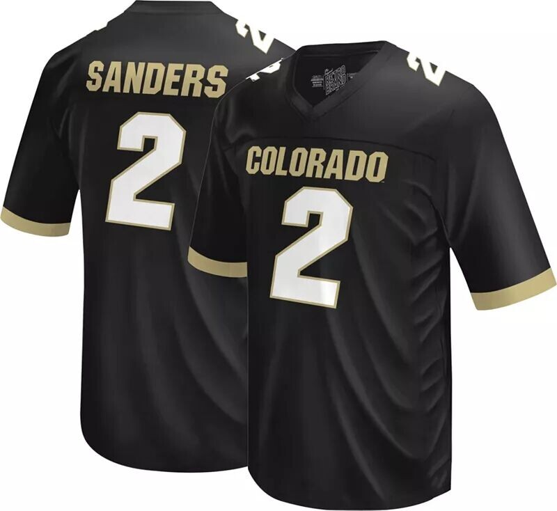 Retro Brand Мужская футболка Colorado Buffaloes Shedeur Sanders #2, черная реплика, футбольная майка
Retro Brand Мужская футболка Colorado Buffaloes Shedeur Sanders #2, черная реплика, футбольная майка