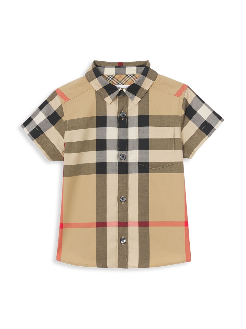 Oversized-рубашка с короткими рукавами в винтажную клетку Baby's & Little Boy's Mini Owen Burberry
Oversized-рубашка с короткими рукавами в винтажную клетку Baby's & Little Boy's Mini Owen Burberry