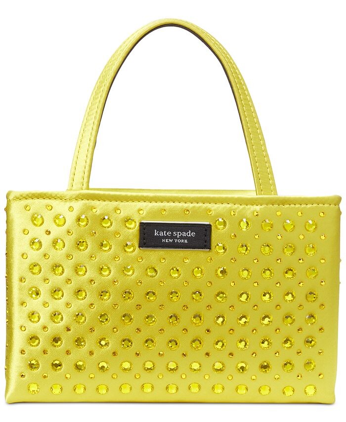 Миниатюрная тканевая сумка-тоут Sam Icon с кристаллами kate spade new york, зеленый
Миниатюрная тканевая сумка-тоут Sam Icon с кристаллами kate spade new york, зеленый