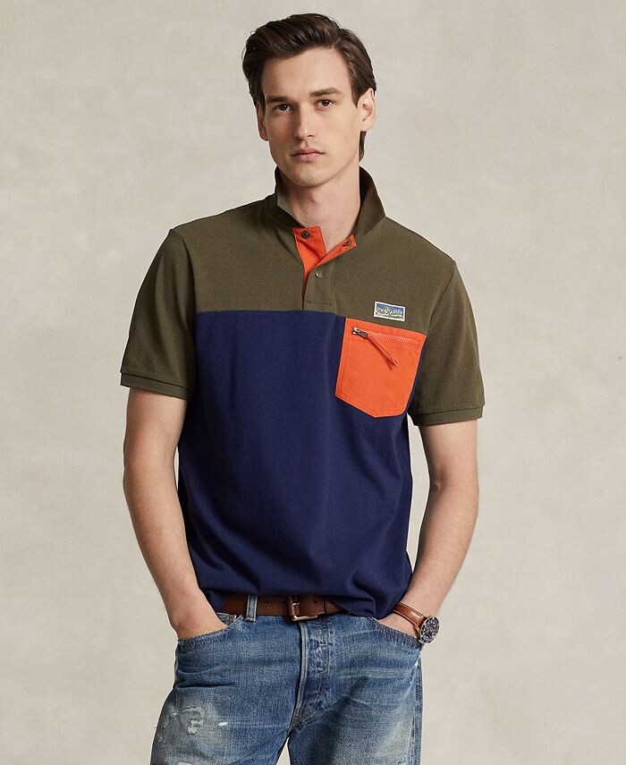 Мужская рубашка-поло классического кроя в сетку Polo Ralph Lauren, цвет Dark Cobalt Multi
Мужская рубашка-поло классического кроя в сетку Polo Ralph Lauren, цвет Dark Cobalt Multi