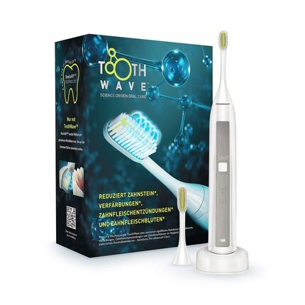 Электрическая зубная щетка Toothwave — технология против изменения цвета и зубного камня — 48 000 вибраций в минуту, Silk'N
Электрическая зубная щетка Toothwave — технология против изменения цвета и зубного камня — 48 000 вибраций в минуту, Silk'N