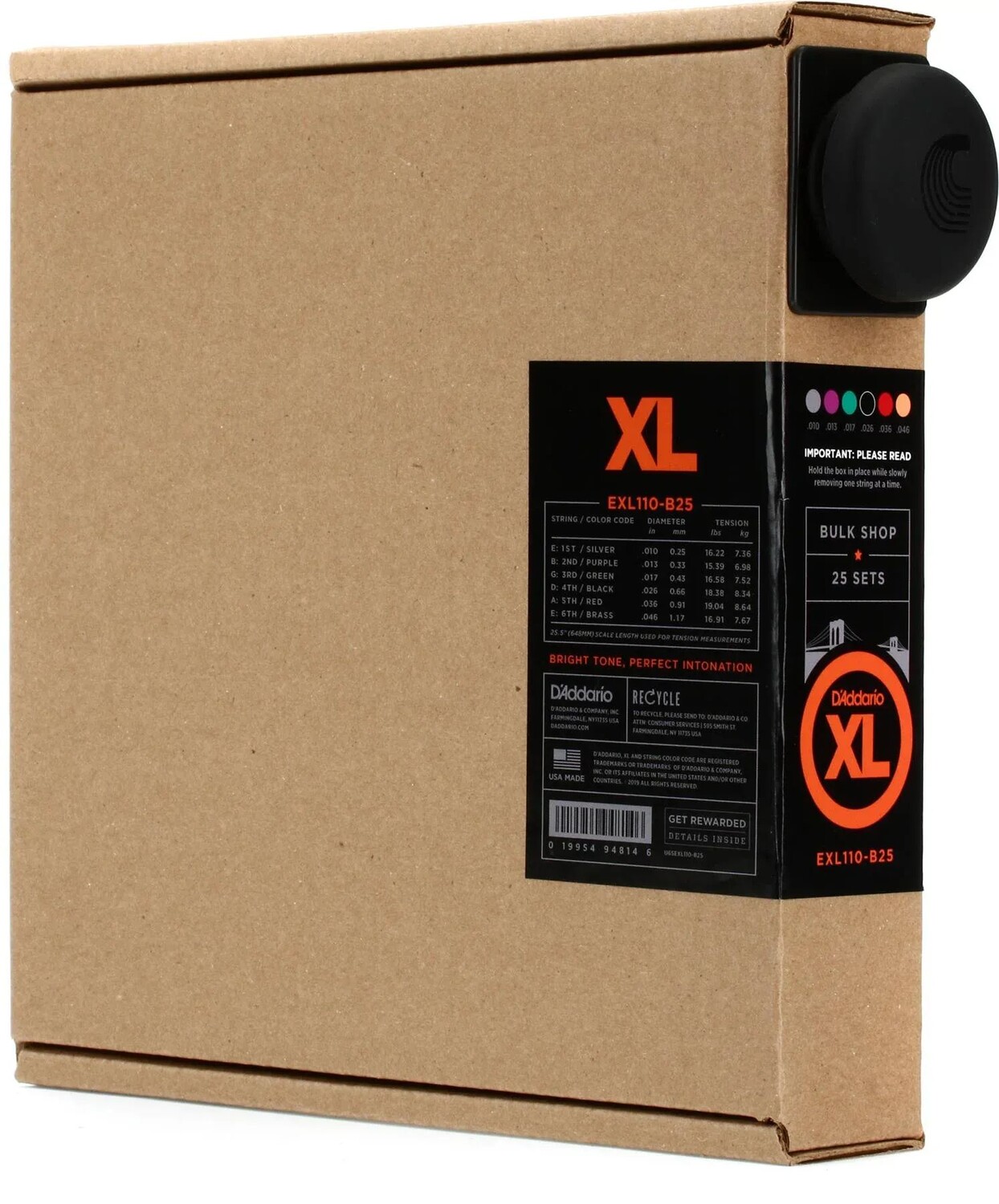 Струны для электрогитары D'Addario EXL110 XL с никелевой обмоткой — .010–.046, обычные легкие (25 шт.)
Струны для электрогитары D'Addario EXL110 XL с никелевой обмоткой — .010–.046, обычные легкие (25 шт.)