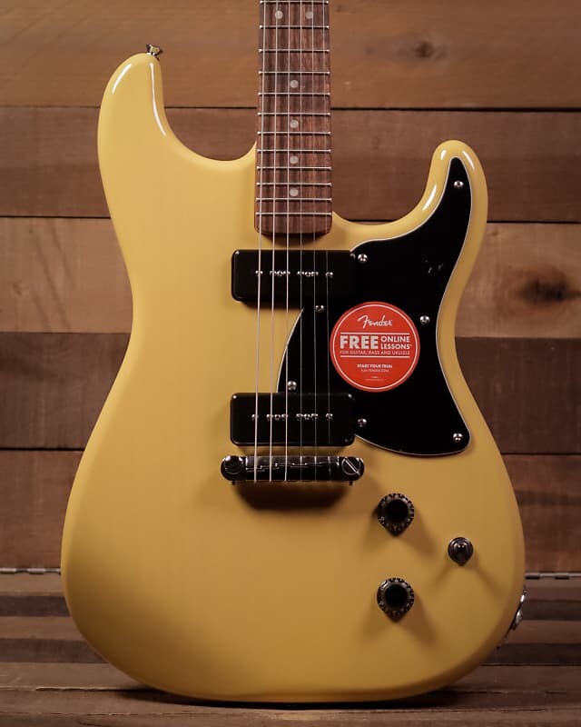 Электрогитара Squier Paranormal Strat-O-Sonic, Laurel Fingerboard, Black Pickguard, Vintage Blonde
Электрогитара Squier Paranormal Strat-O-Sonic, Laurel Fingerboard, Black Pickguard, Vintage Blonde