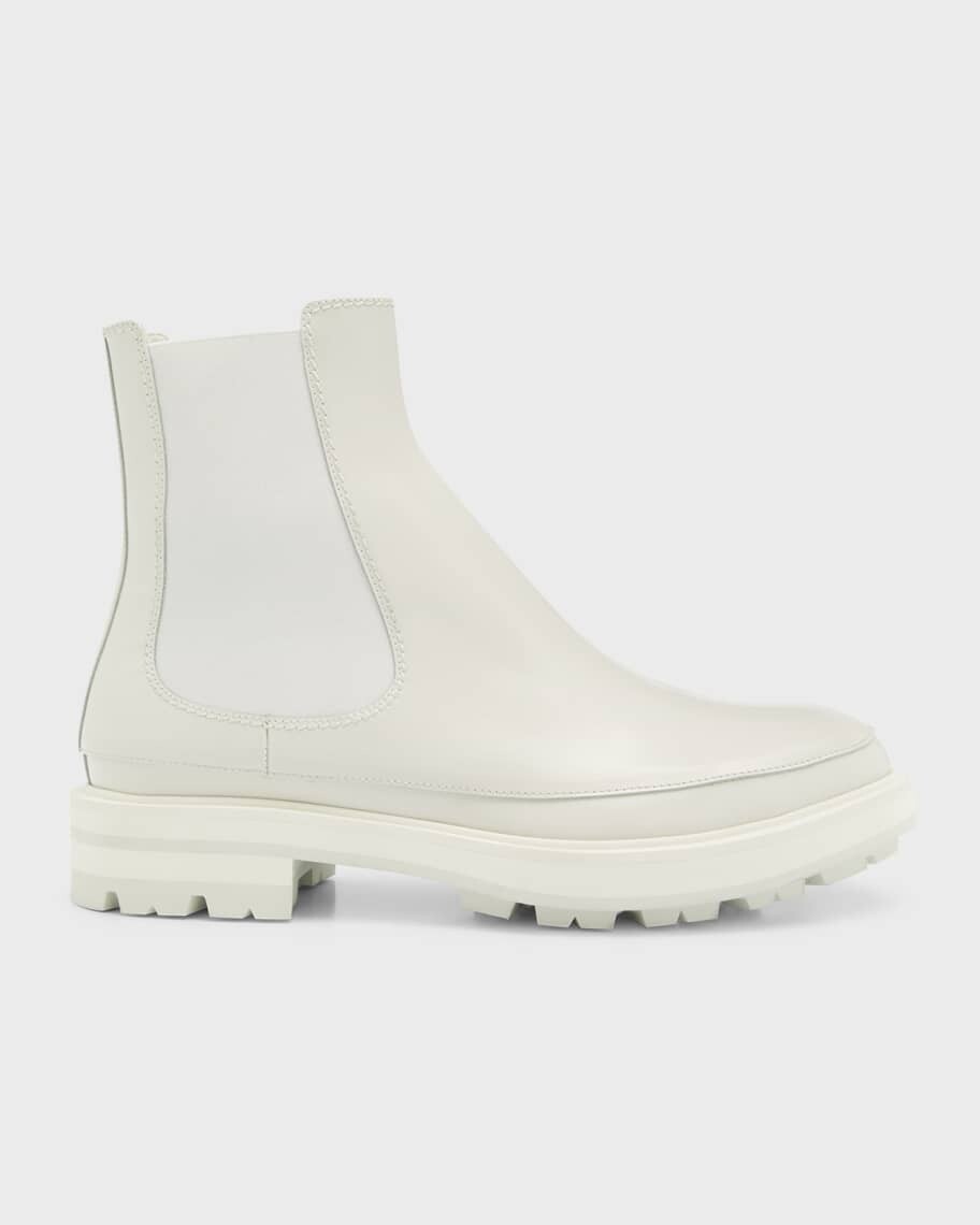 Мужские кожаные ботинки челси в тон Alexander McQueen
Мужские кожаные ботинки челси в тон Alexander McQueen