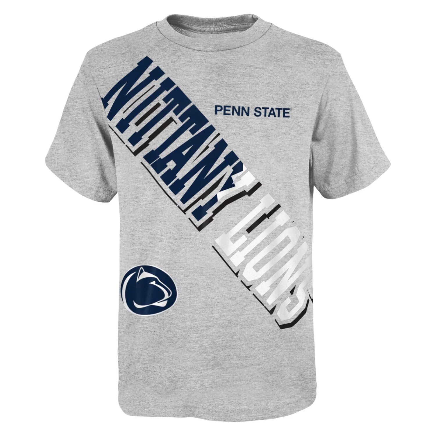 Серая футболка Penn State Nittany Lions Highlights с молниями для дошкольников Outerstuff
Серая футболка Penn State Nittany Lions Highlights с молниями для дошкольников Outerstuff