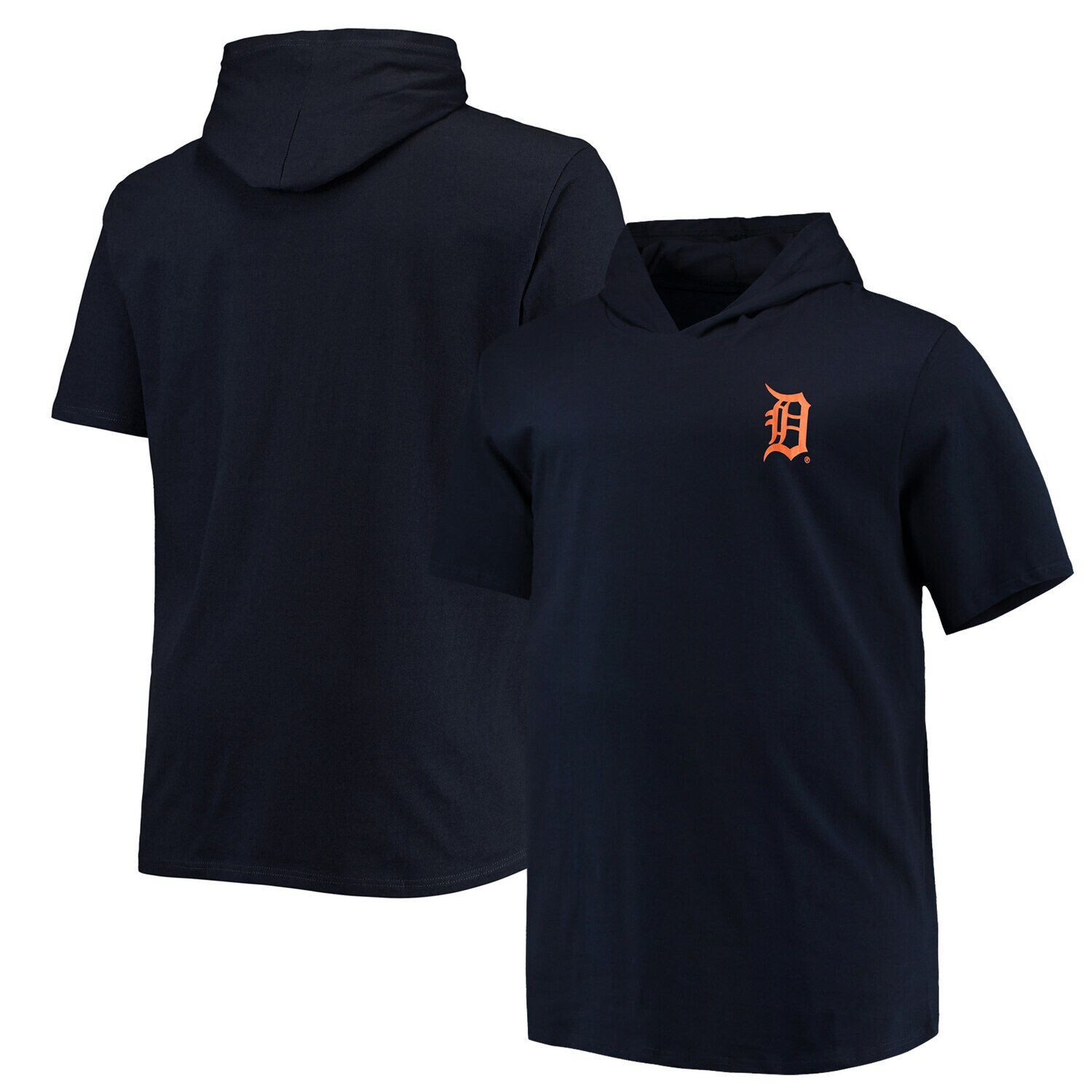 Мужская темно-синяя футболка с капюшоном и пуловером из джерси Detroit Tigers Big & Tall с короткими рукавами, Синий
Мужская темно-синяя футболка с капюшоном и пуловером из джерси Detroit Tigers Big & Tall с короткими рукавами, Синий