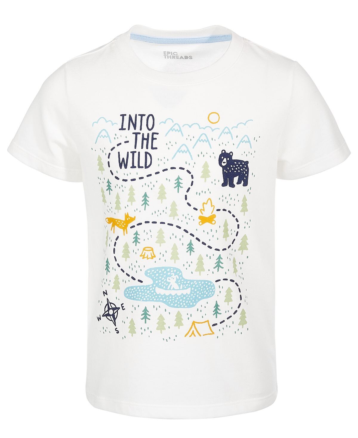 Футболка с рисунком Little Boys Into the Wild, созданная для Macy's Epic Threads
Футболка с рисунком Little Boys Into the Wild, созданная для Macy's Epic Threads
