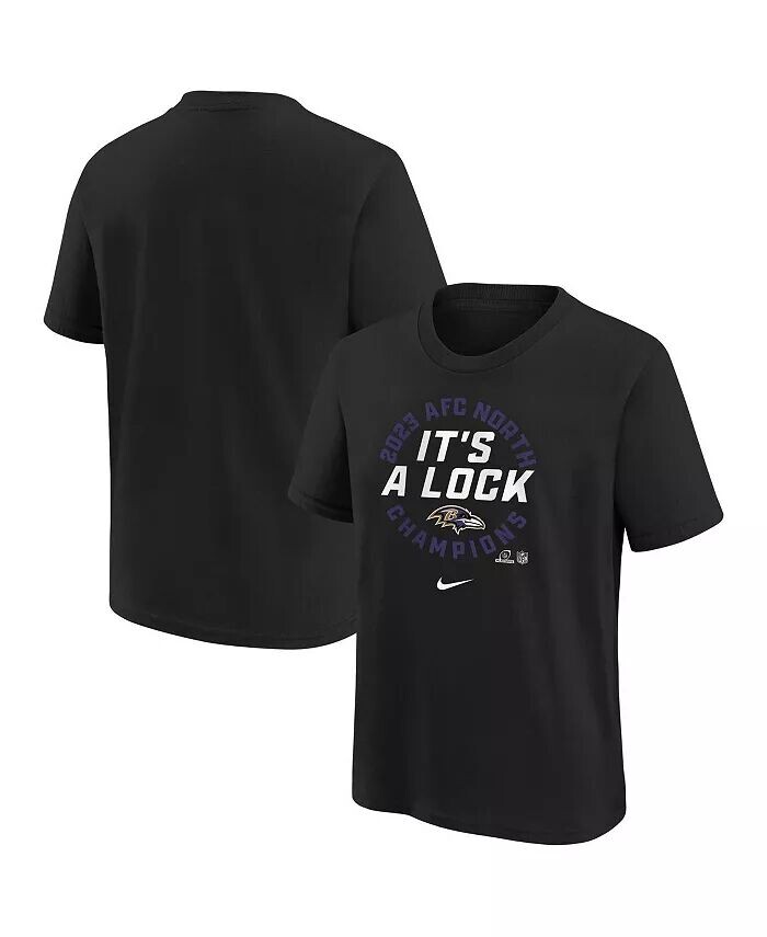 Черная футболка Big Boys Baltimore Ravens 2023 AFC North Division Champions Locker Room Trophy Collection Nike, черный
Черная футболка Big Boys Baltimore Ravens 2023 AFC North Division Champions Locker Room Trophy Collection Nike, черный