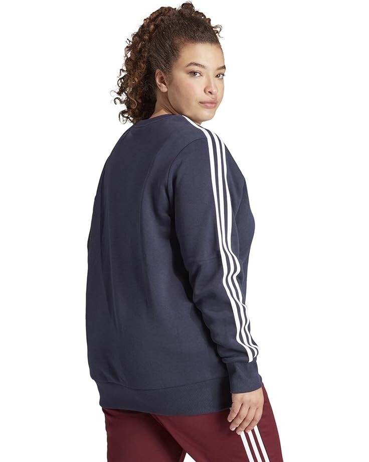 Толстовка Adidas Plus Size Inc 3-Stripes Fleece Sweatshirt, цвет Legend Ink/White
Толстовка Adidas Plus Size Inc 3-Stripes Fleece Sweatshirt, цвет Legend Ink/White
