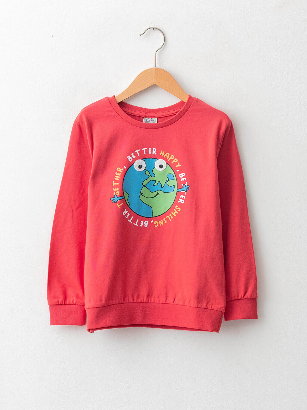 Футболка с длинным рукавом и круглым вырезом для мальчиков с принтом LCW Kids, матовый красный
Футболка с длинным рукавом и круглым вырезом для мальчиков с принтом LCW Kids, матовый красный