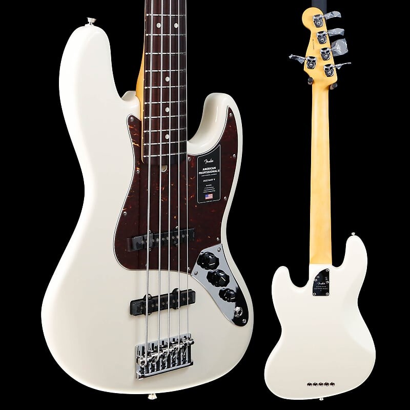 Басс гитара Fender American Professional II Jazz Bass V, Rosewood Fb, Olympic White
Басс гитара Fender American Professional II Jazz Bass V, Rosewood Fb, Olympic White