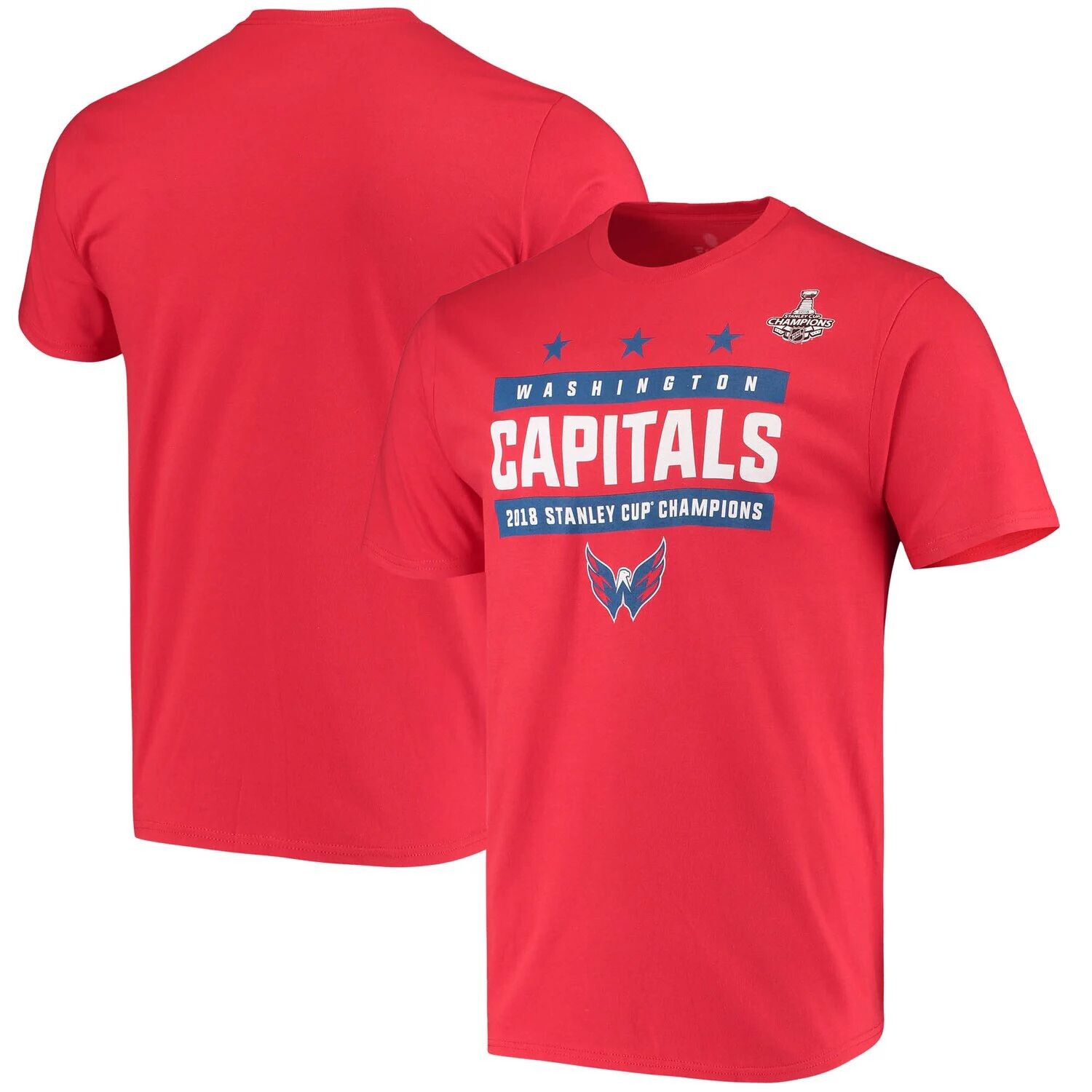 Мужская красная футболка Fanatics с логотипом Washington Capitals Caps Champ Star, Красный
Мужская красная футболка Fanatics с логотипом Washington Capitals Caps Champ Star, Красный