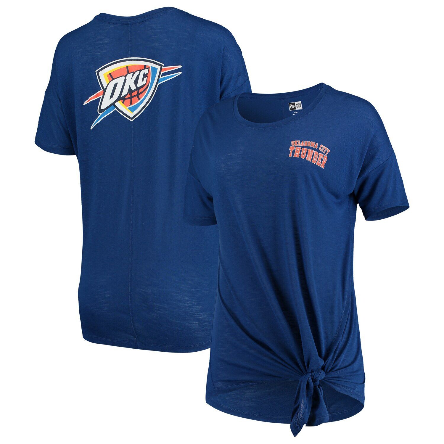 Синяя женская футболка New Era Oklahoma City Thunder с завязками сбоку New Era, Синий
Синяя женская футболка New Era Oklahoma City Thunder с завязками сбоку New Era, Синий