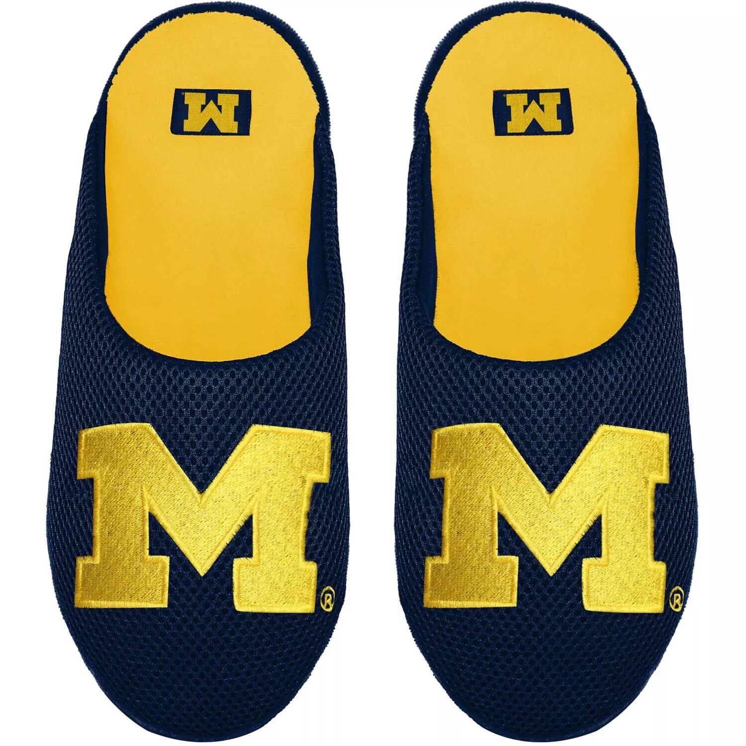 Молодежные тапочки из сетки с цветными блоками и большим логотипом FOCO Michigan Wolverines Unbranded
Молодежные тапочки из сетки с цветными блоками и большим логотипом FOCO Michigan Wolverines Unbranded