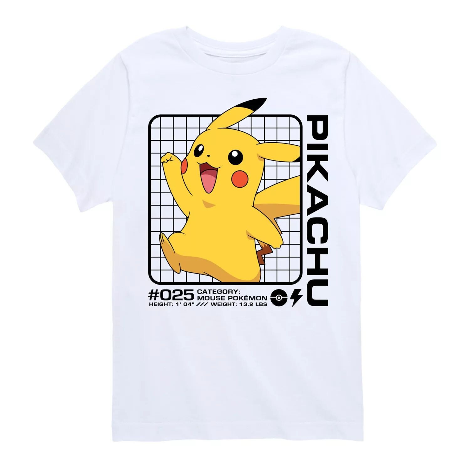 Футболка с графикой Pokemon Pikachu Stats для мальчиков 8–20 лет Licensed Character, белый
Футболка с графикой Pokemon Pikachu Stats для мальчиков 8–20 лет Licensed Character, белый