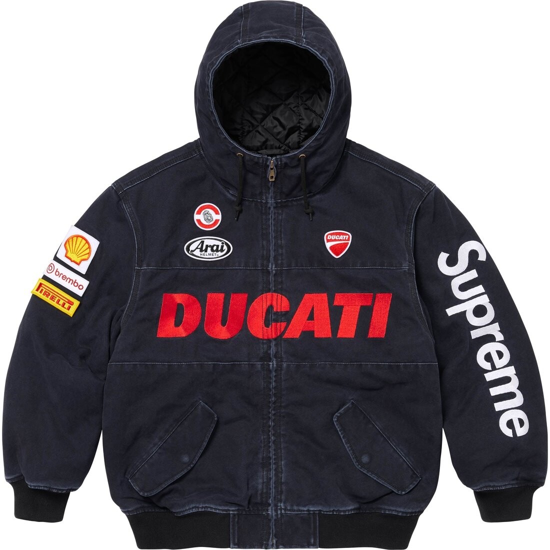 X DUCATI SS24 WEEK16 куртка с капюшоном для гонок унисекс с двумя карманами на молнии с капюшоном и длинным рукавом Supreme, цвет Denim
X DUCATI SS24 WEEK16 куртка с капюшоном для гонок унисекс с двумя карманами на молнии с капюшоном и длинным рукавом Supreme, цвет Denim