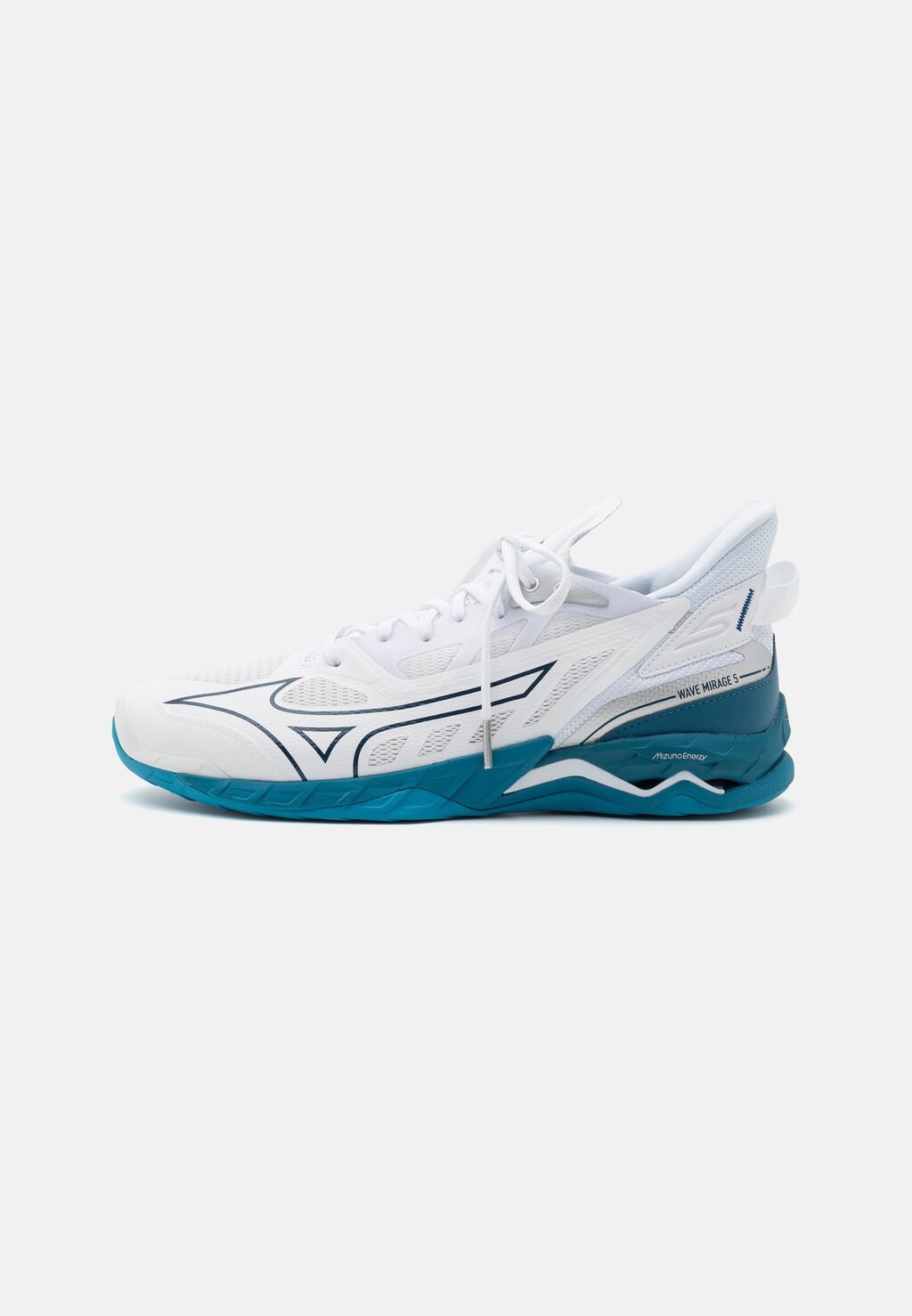Волейбольные кроссовки Wave Mirage 5 Mizuno, цвет white/moroccan blue/silver
Волейбольные кроссовки Wave Mirage 5 Mizuno, цвет white/moroccan blue/silver