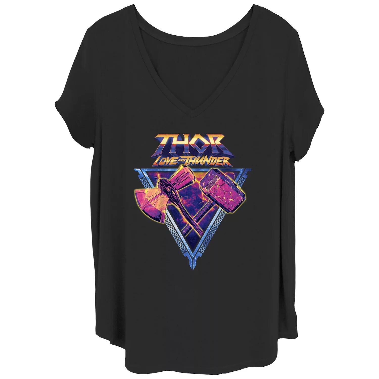Детская футболка больших размеров с треугольным рисунком Marvel Thor Love and Thunder Mjolnir Stormbreaker Licensed Character
Детская футболка больших размеров с треугольным рисунком Marvel Thor Love and Thunder Mjolnir Stormbreaker Licensed Character