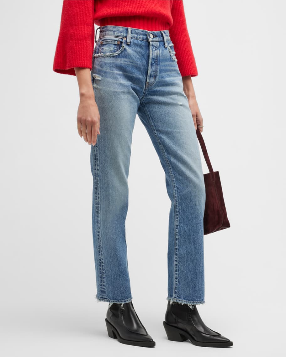 Джинсы Ridgemont прямого кроя с высокой посадкой и эффектом потертости MOUSSY VINTAGE
Джинсы Ridgemont прямого кроя с высокой посадкой и эффектом потертости MOUSSY VINTAGE