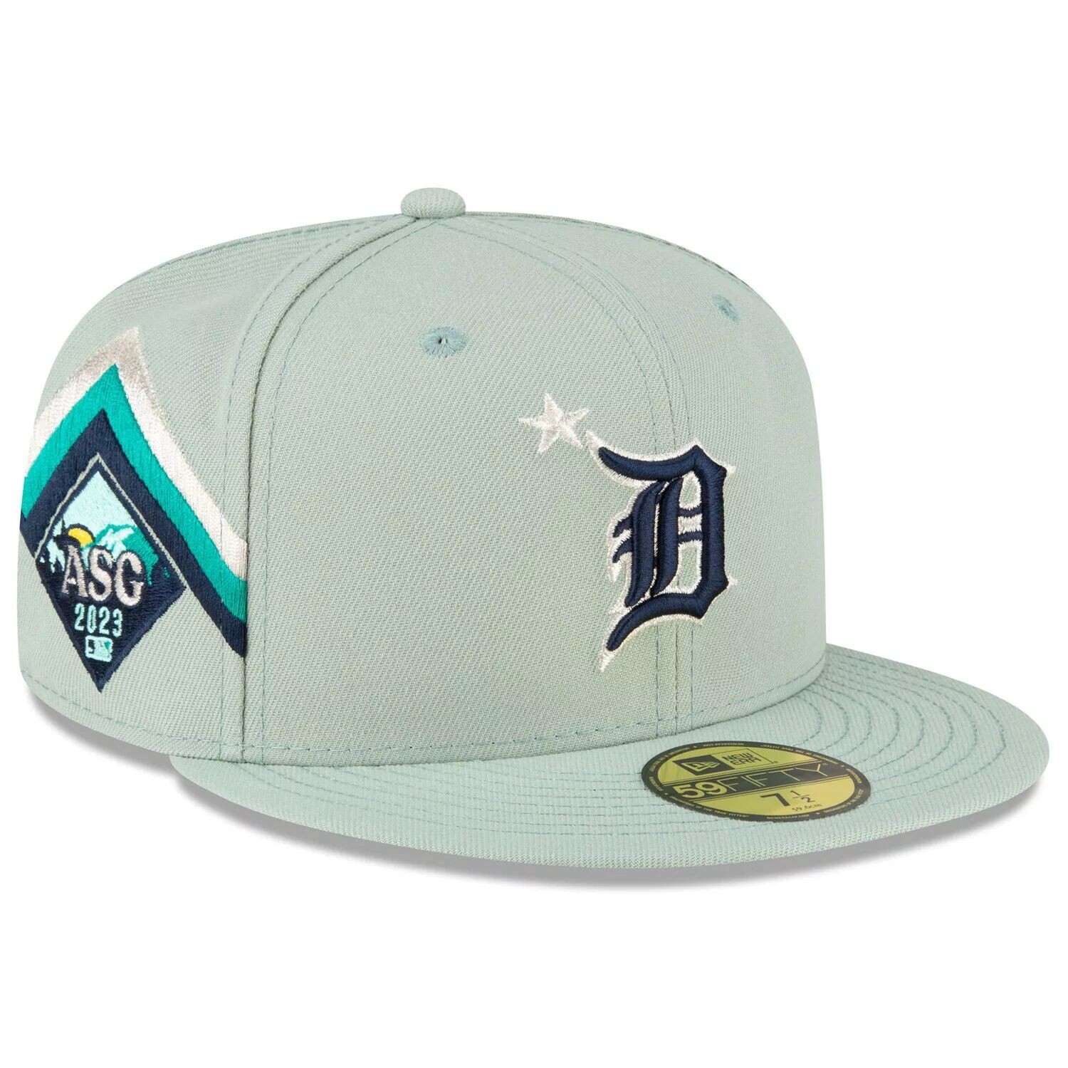 Мужская облегающая шляпа New Era Mint Detroit Tigers 2023 MLB All-Star Game On-Field 59FIFTY
Мужская облегающая шляпа New Era Mint Detroit Tigers 2023 MLB All-Star Game On-Field 59FIFTY