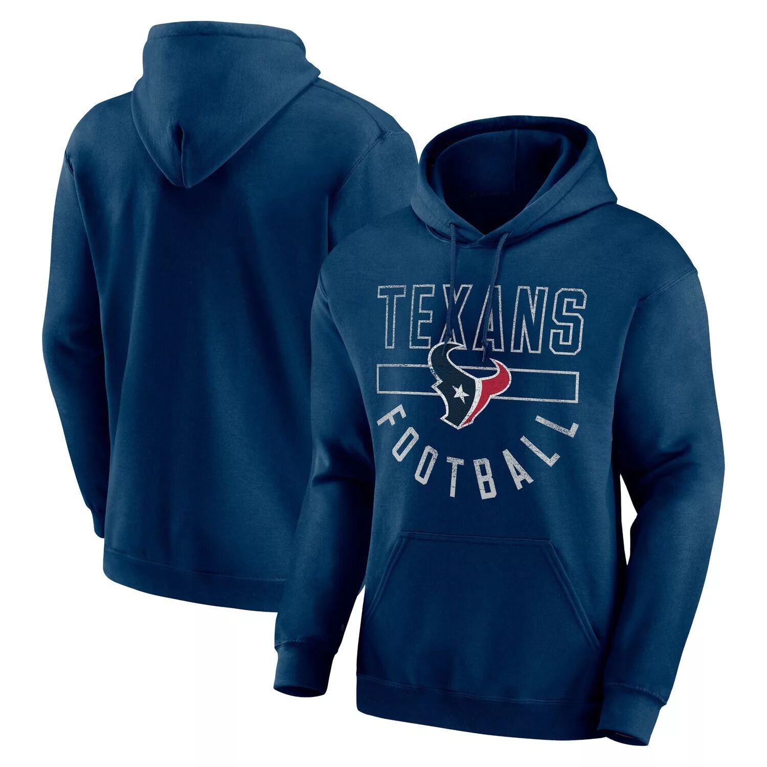 Мужской темно-синий пуловер с капюшоном с логотипом Houston Texans Bubble Screen Fanatics
Мужской темно-синий пуловер с капюшоном с логотипом Houston Texans Bubble Screen Fanatics